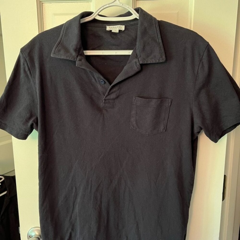 COPY - Sunspel Riviera Polo shirt - Navy